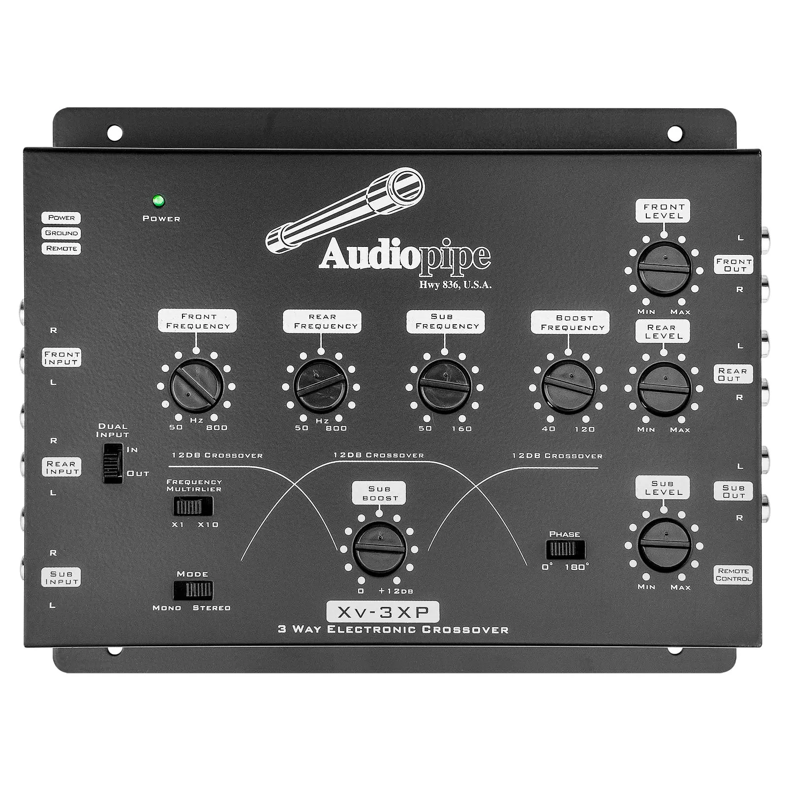 Audiopipe XV-3XP 3-Way Crossover