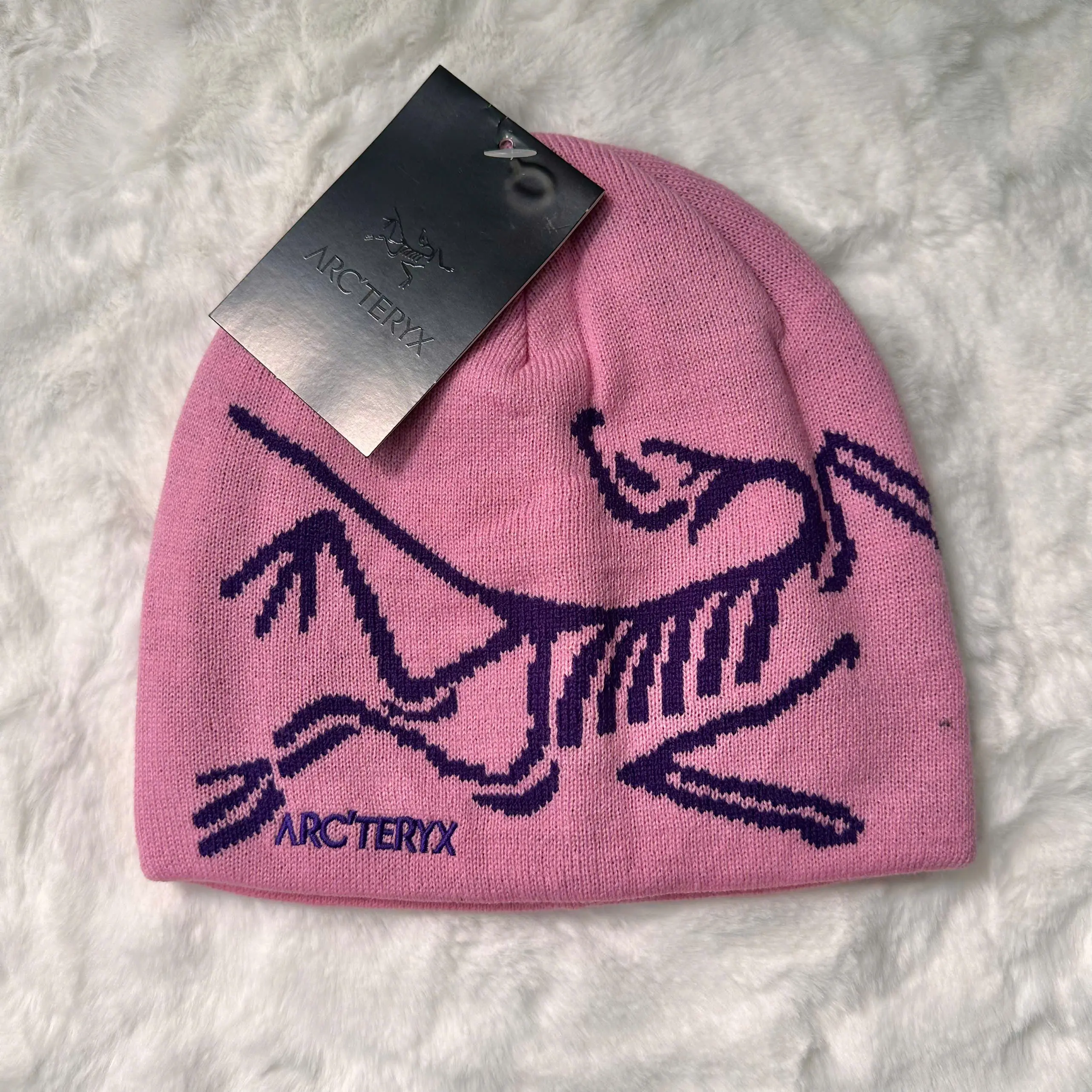 Arc'teryx Bird Head Knit Beanie, Unisex Winter Hat for Men Women, Soft Warm Stretch Acrylic Toque, Outdoor Hiking Ski Snow Cap, Lightweight Breathable Cold Weather Essential, Casual Streetwear Fashion Hat for Everyday Wear