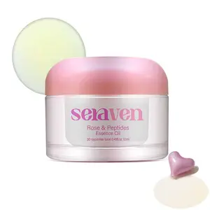 Seraven Rose & Peptide Essence Oil,72H Hydration, Anti-Aging Ceramide Complex, Vegan & Non-Comedogenic for Sensitive Skin – Glass Skin Finish, Lightweight Serum with Oat & Rose Extracts Smooth darkspottreatment