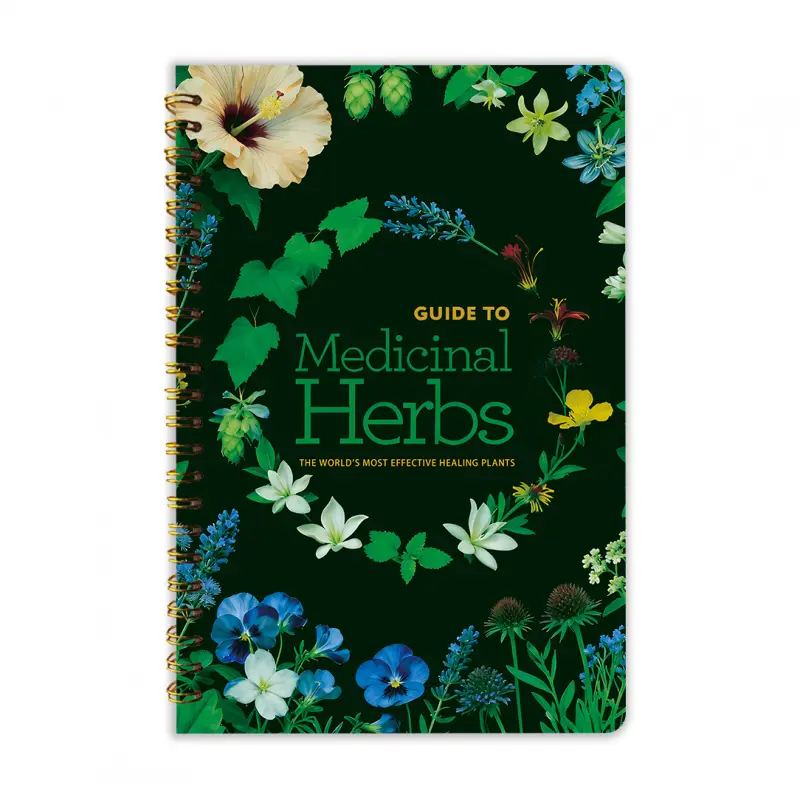 Natural Herbal Medicine Notebook with Tearable Pages Retro Botany Journal for Herbal Healing Plant Medicine Diaries DIY Natural Healing Guides 13.97x21.08 cm for Herbalists Healers