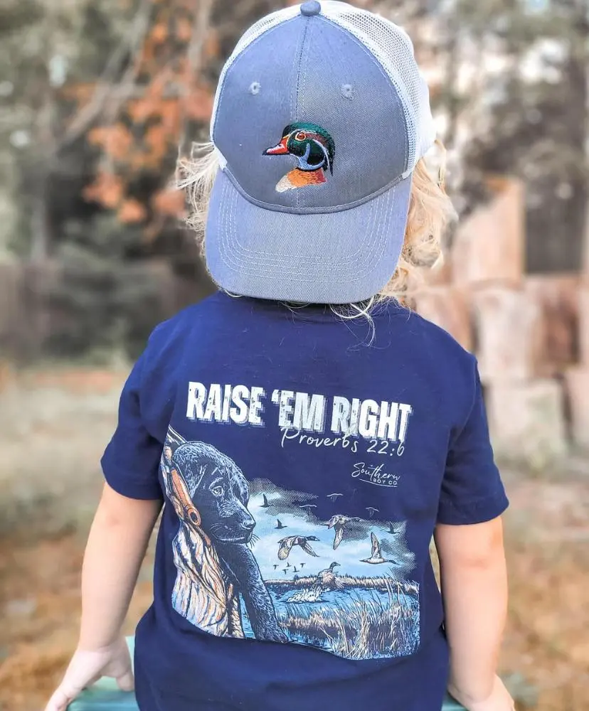 Youth + Adult, Raise 'Em Right Boy's  Shirt, graphic tees country youth boy clothes, toddler boy clothing stuff, boys clothing