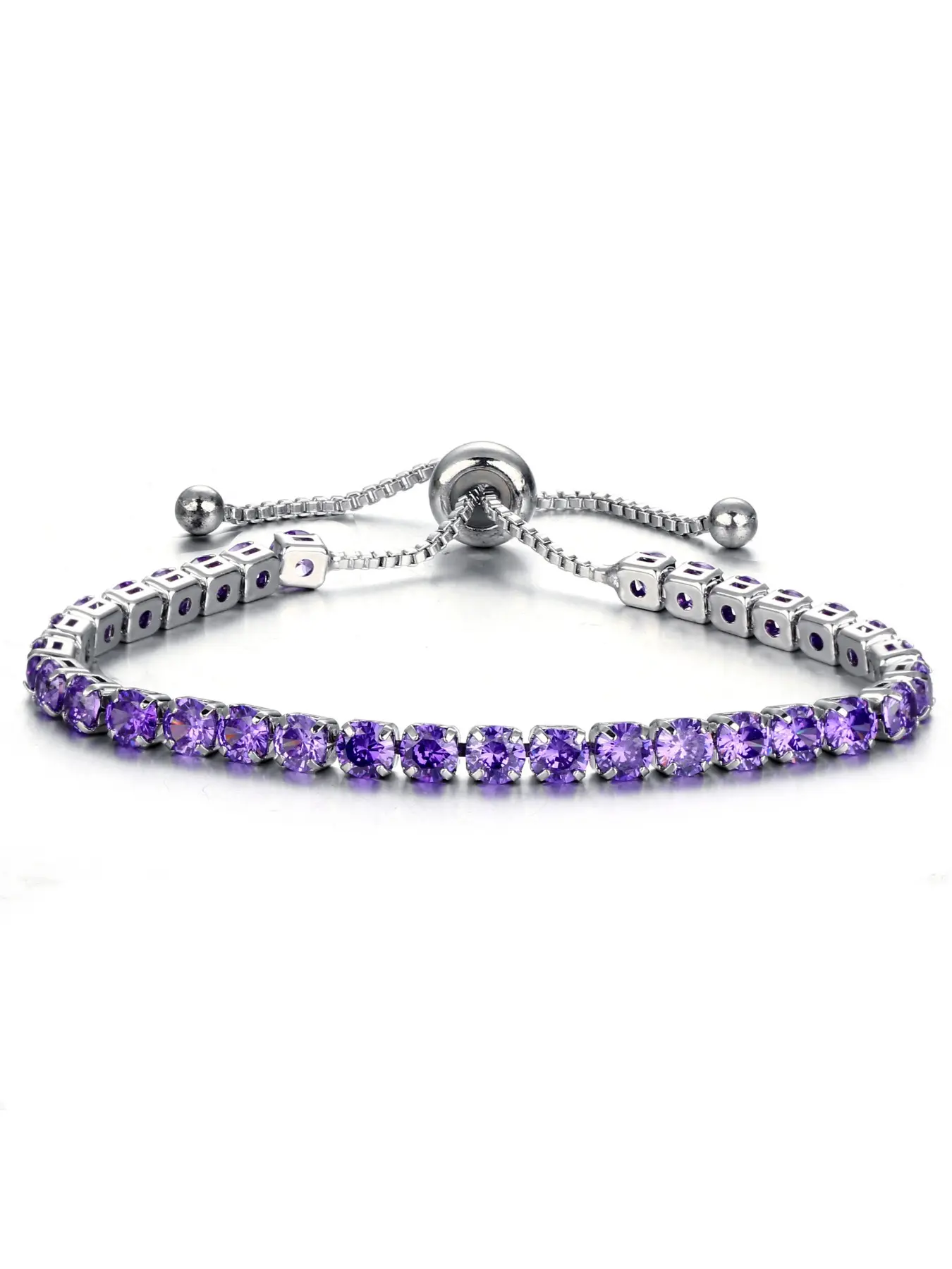 Purple Diamond - Silver