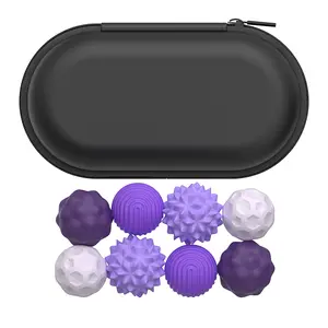 8Pcs Silicone Sensory Stress Relief Tools for Adults, Teens with Autism, ADHD, Anxiety, Quiet Executive Desk Magnet Ball for Office, Fun Fidget Toys Adults