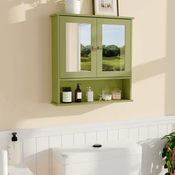[FLASH SALE] Garvee Bathroom Wall Mirror Cabinet with Adjustable Shelves