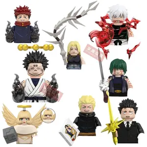 2026 new Animation Movie CHARACTERS Building Blocks Western Cowboy Police Cartoon Mini Action Figures Toys For Kids Christmas Gifts
