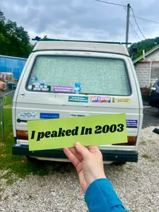 I peaked in 2003 Sticker