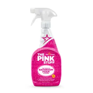 The Pink Stuff Bathroom Foam Spray 750ml | Bathroom Cleaner for Showers, Tiles, Tubs, Sinks & Limescale