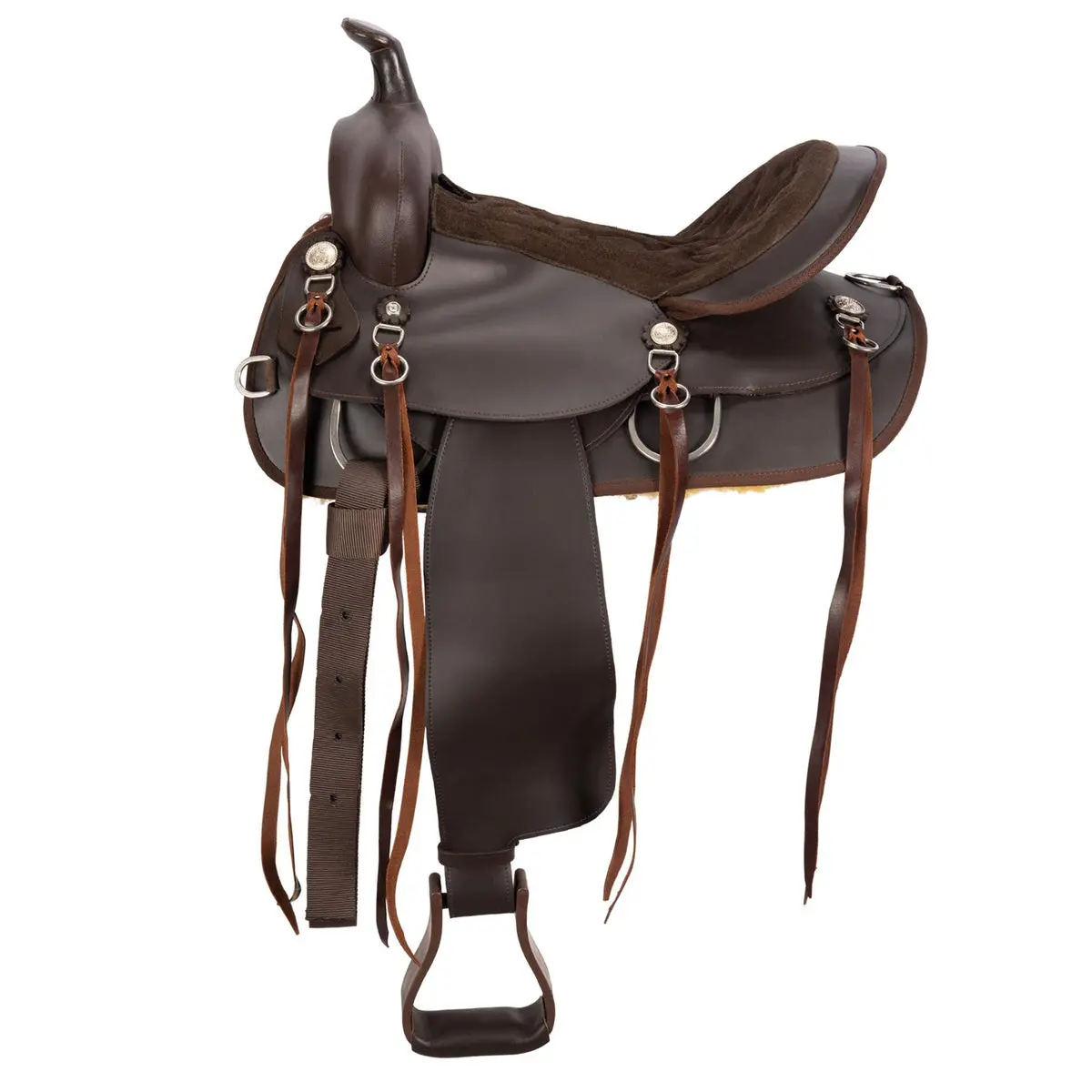 Schneiders Lightweight Synthetic Deluxe Round Skirt Trail Saddle