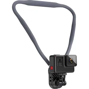 Magnetic Neck Phone Holder, Pov/Vlog Recording Selfie Hand Free Neck Mount, Cooking/Riding Video Fliming, Anti-Shake Chest Strap