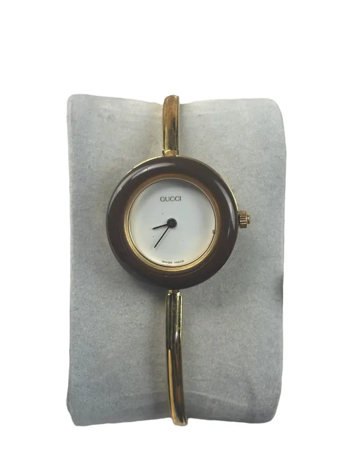 Pre-owned GUCCI Metal Shoulder Bags Interchangeable Bezel Watch