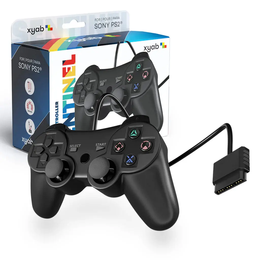 Sony PlayStation 2 (PS2) Sentinel Default Wired Controller for PS2 Gaming Consoles, Console Accessories