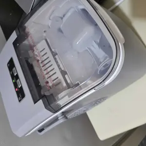 XBeauty Ice Maker Countertop Portable Machine with Self-Cleaning 26.5 lbs 24Hrs 8 Cubes in 6 Mins Ice Basket Scoop Ideal for Home Kitchen Bar Camping Icemaker