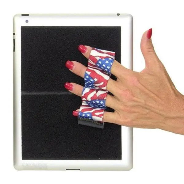 LAZY-HANDS 201536 4-Loop Tablet Grip, Mobile Phone & Tablet Accessories for XL Devices with XL Flags