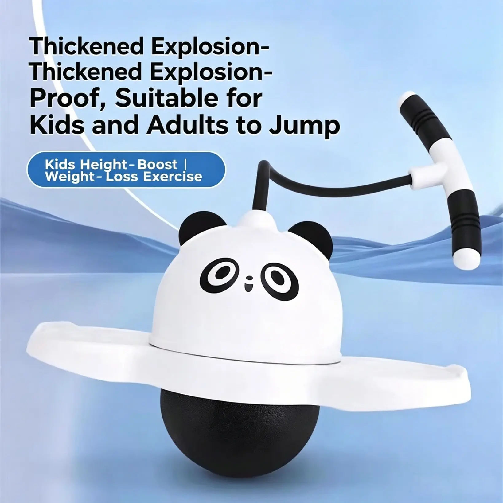 Bog Ball Jumping Ball, Fun Balance Coordination Trainer, Suitable for Kids and Adults, Perfect Gift for Boys and Girls, Ball Sports Equipment, Exercise Equipment