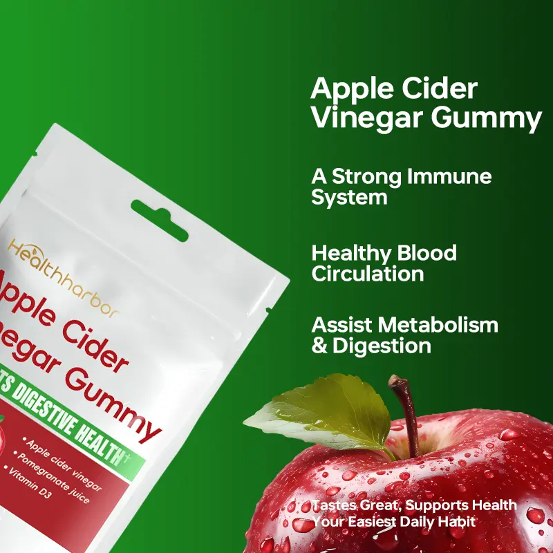 Healthharbor Apple Cider Vinegar Super Curve Softgels - Digestive Support, Energy Boost, Heart Health, Vegan, Gluten-Free -60 Count Gummies