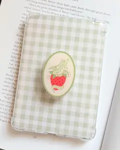 Strawberry Dragon Grip Magnetic Kindle Grip Book Lover Cute Kindle Accessories Phone Holder PopSocket Phone Grip Magnetic Pop Socket Phone Grip