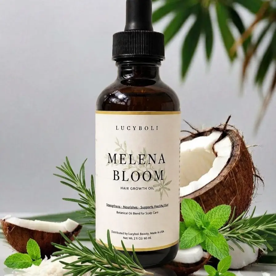 Hair Growth Oil with Rosemary & Mint - Lightweight Scalp Nourishing Serum