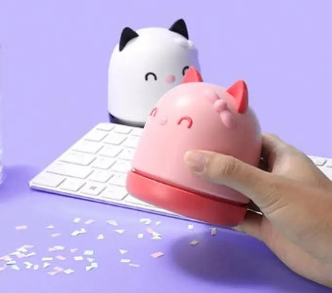 Cute Mini Cat Desk Vacuum Cleaner