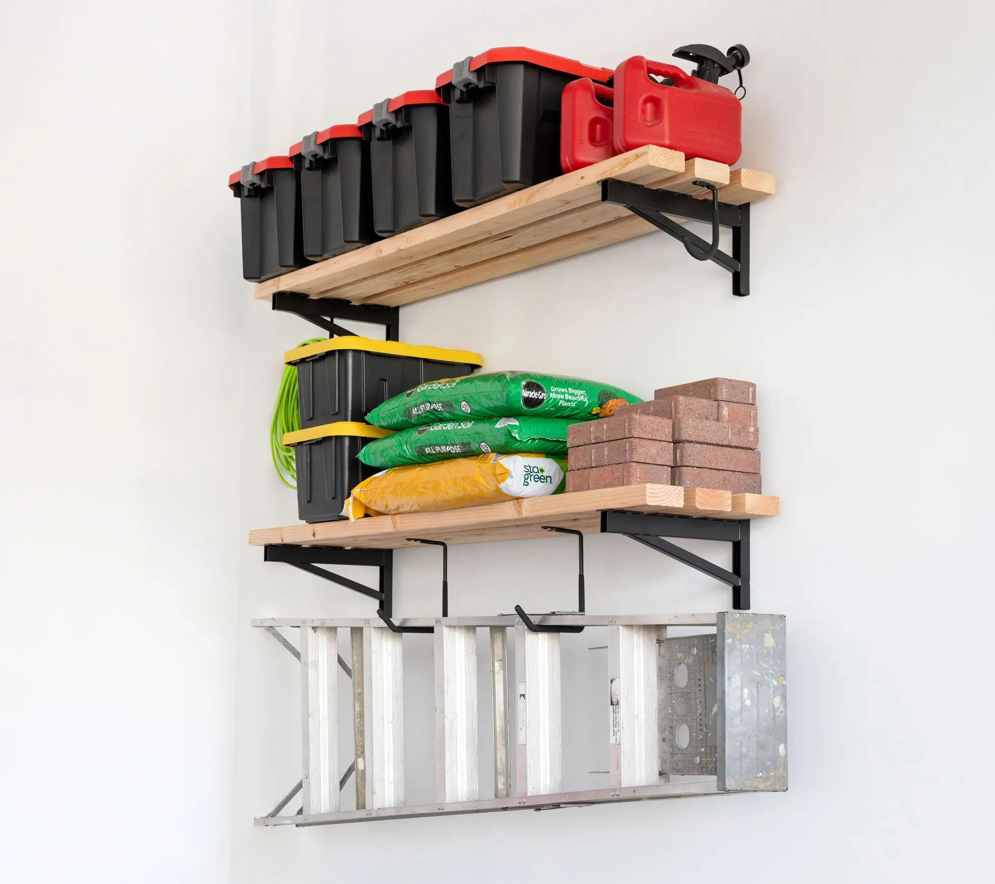 StoreYour 1' x 4' DIY Wall Shelf Brackets-HeavyDuty StoreYour 1' x 4' DIY Wall Shelf Brackets-HeavyDuty