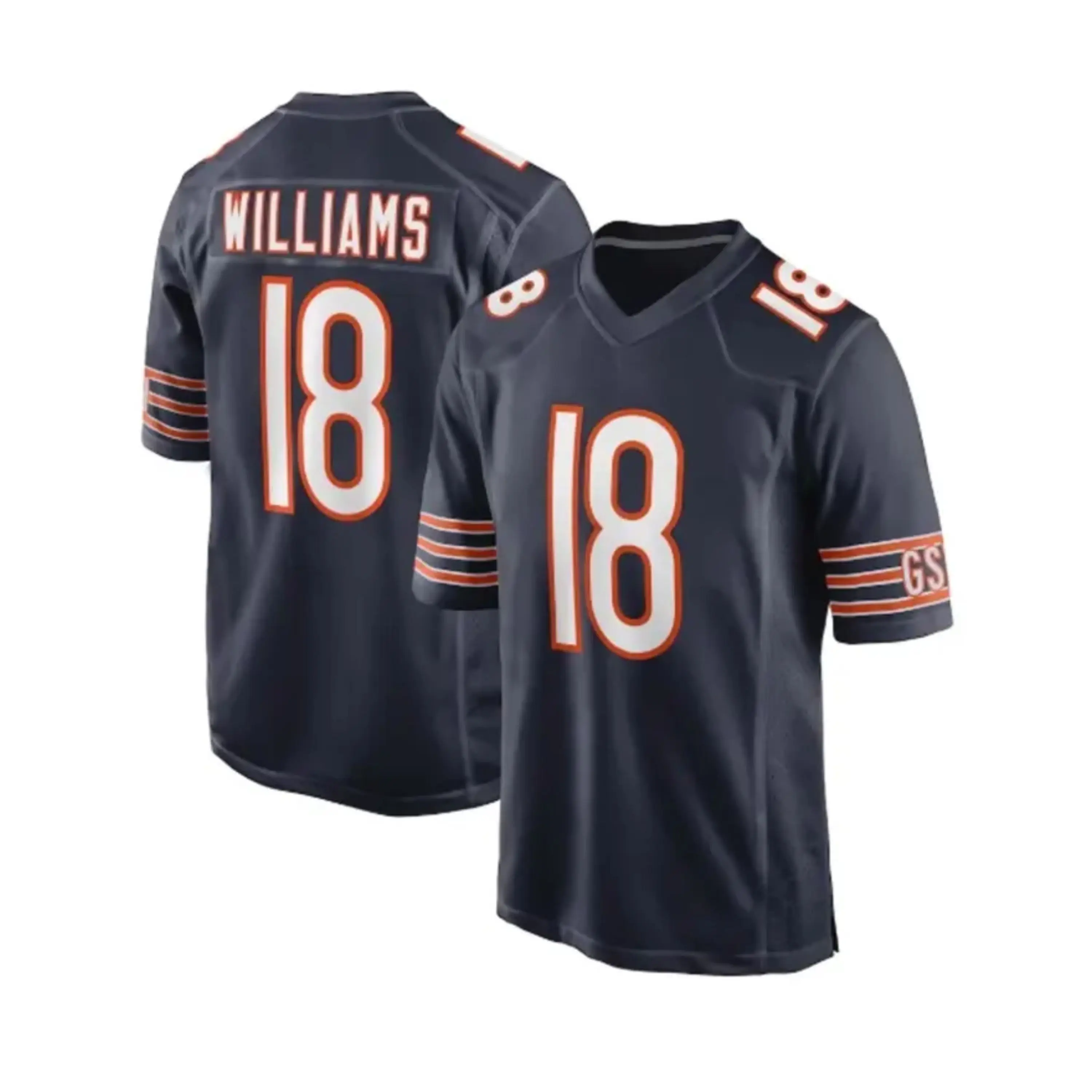 Trendy Football Season 2026 Full Logo Printed Willi #18 Football Jersey Tee Shirt, Game Day Jersey Football Tee, Sport Activewear for Men Women