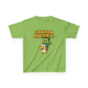 Chicken Jockey Minecraft Shirt, Chicken Jockey, Minecraft T-shirt Cotton Graphic Tee
