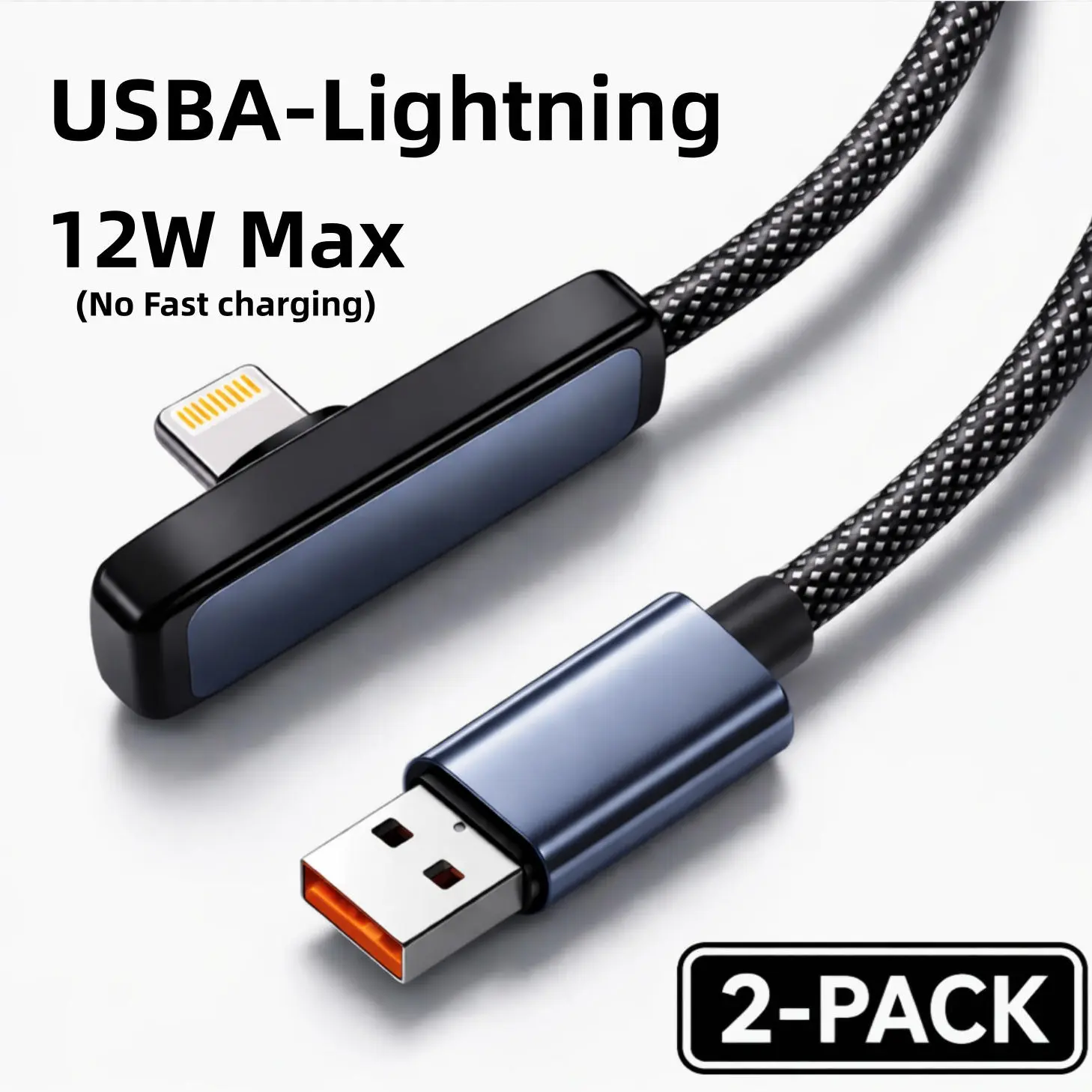 USBA-lightning（2PCS）