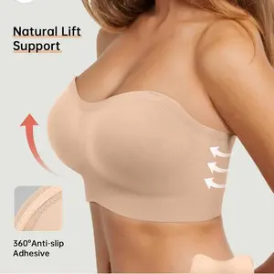 Stay-Put Wireless Bralette – Anti-Slip Silicone & Seamless Comfort