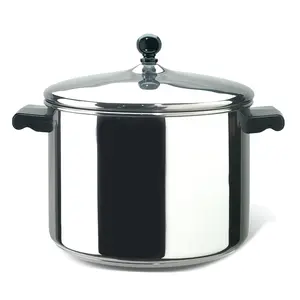 Classic Series Stainless Steel Stockpot With Lid for Crab Legs Chili & Spaghetti Cooking Durable Cookware