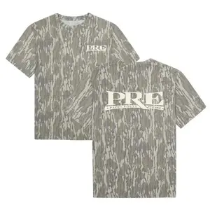 PR.E Paper Route Empire Mossy Oak Bottomland Camo T-Shirt – Original Hunting Style Tee for Men, Camouflage Shirt,Gift for Men,Hunting 3D Tee,Style 3D T Shirt Camo