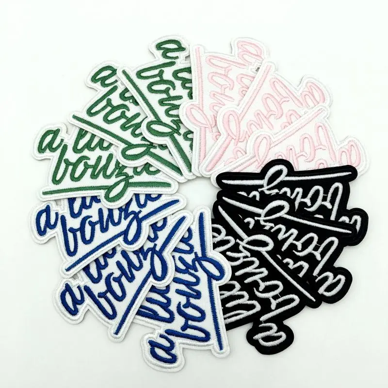 Embroidered Iron-on Patch, 12pcs/set Cartoon Themed Applique Patches for Clothing, Denim, T-shirt Decoration, Adhesive Sticker Badge for Fashion DIY, Embroidery Design