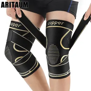 athlete cycling compression wrap brace double couple side stabilizer Sports outdoor knee brace for men and women, suitable for fitness, jump rope, non-slip knitted nylon, breathable knee for basketball and running advanced support