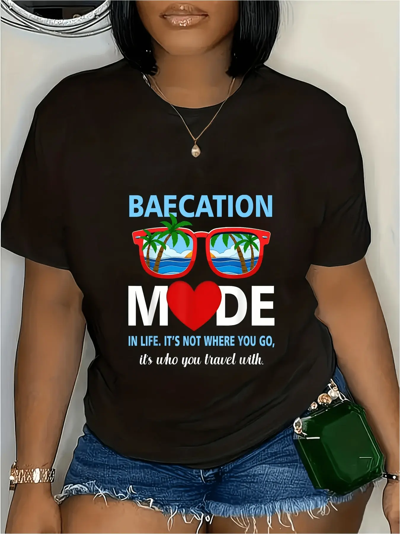 Adorable Unisex T-Shirts Featuring 'Baecation' Tex unisex soft cotton short sleeve t shirt, vintage graphic casual tee for men women teens, perfect birthday holiday gift for camping travel gym daily street  wear
