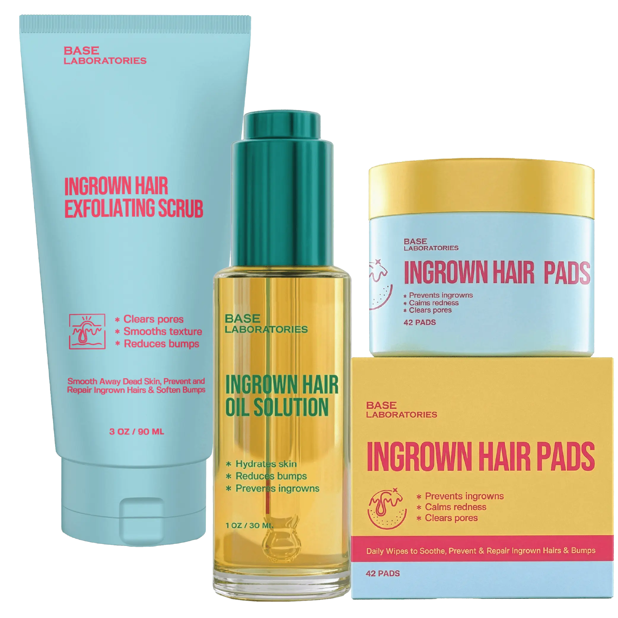 Bikini Line Recovery Kit - Oil, Scrub & Wipes