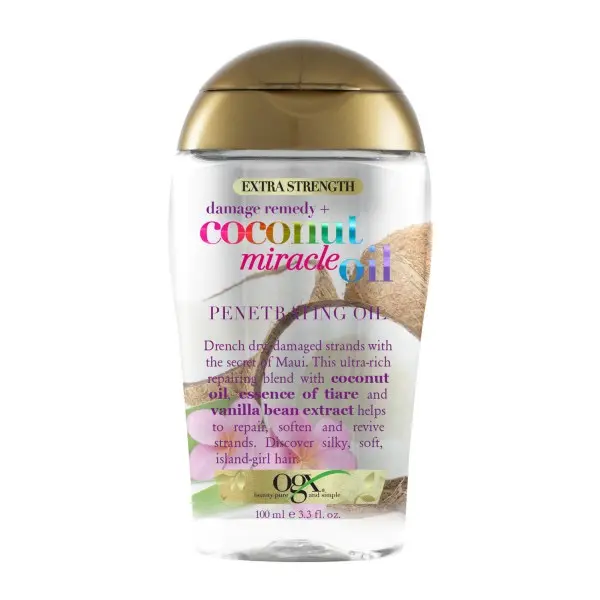 OGX Extra Strength Damage Remedy + Coconut Miracle Oil Penetrating Oil 3.3 fl oz OGX Extra Strength OGX Extra Strength Damage Remedy + Coconut Miracle Oil Penetrating Oil 3.3 fl oz OGX Extra Strength