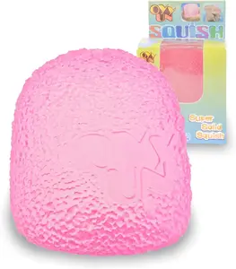 Stress Relief Toys, Stress Relief Balls, Squeeze Stress Balls, Gel Stretch Balls for Arthritis, Hand, Finger, Grip Strengthening and Stress Relief (Pink Ellipsoid)