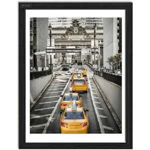 Black Wall Frames for 11x14 and 12x16 Photos - Display Pictures with or Without Mat - Modern Wall Art Decor for Living Room and Office - Easy Wall Mounting - Durable and Stylish Picture Frames