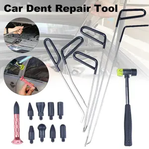 Stainless Steel Dent Repair Tool Set for Hail Damage Car Door Dents Minor Scratches, No Trace Automotive Maintenance DIY Tools