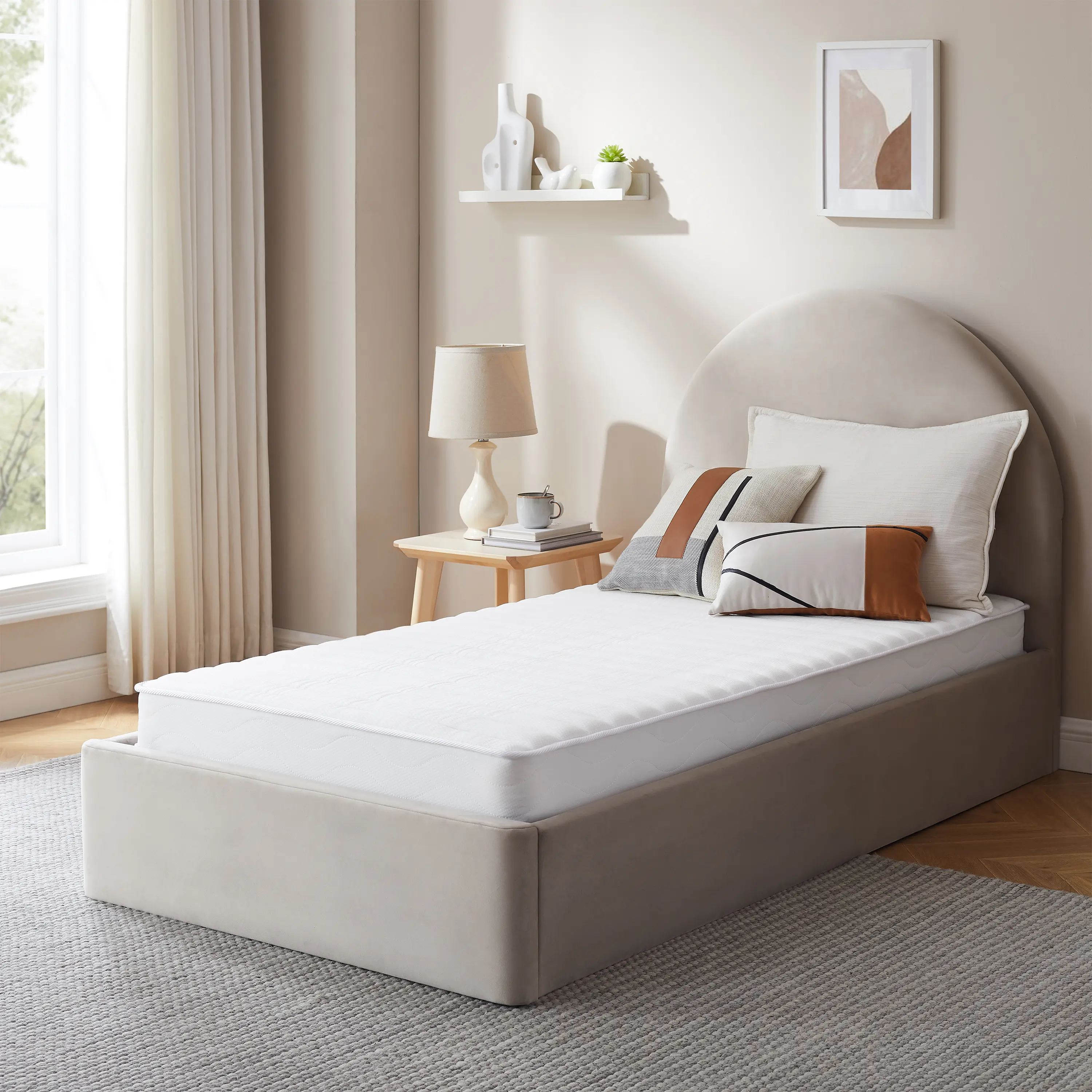 5-Inch Medium Firmness Bonnell Spring Mattress,Even Support & Lasting Comfort for Balanced Sleep
