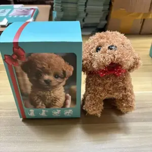 The Ultimate Christmas Gift - Adorable Interactive Robot Dog, Walking & Barking Plush Puppy Toy for Kids of All Ages, Realistic Smart Pet Companion