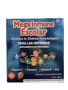 Natural Mega Immune School Dietary Supplement - Edible Vitamin for Immune System Support, Healthcare Defense Booster Antioxidant Gel enhances clarity daily formula Growth 24-in-1 neuro b12 forte general wellne Multi-Vitamin Energy Convenient Liquid USDA B