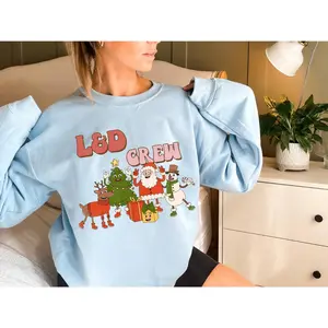 Groovy  Christmas Sweatshirt, Labor and Delivery Nurse Christmas Sweatshirt, L&D Crew Nurse Gift, Nursing School Gift, RN Sweatshirt, Baby Nurse, Labor Nurse Sweater, Labor Team, Christmas Holiday, L and D Christmas For Men Women, NICU OB Nurse Christmas