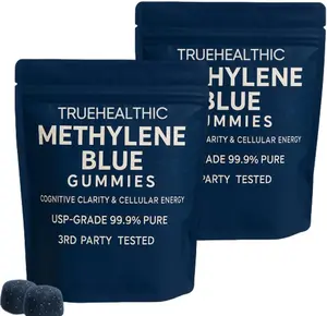 Methylene Blue Gummies, for Cognitive Support & Mental Focus, Clean 5mg of Methylene Blue Per Gummy, 99.9% Pure, Vegan, Non-GMO, 60 Gummies