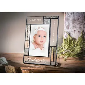 Personalized Baby Photo Frame by J Devlin | Pic 392-46V EP629