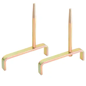 Cylinder Head Stand 2 Pack Automobile Engine Cylinder Head Bracket with Tapered Mandrels, Cylinder Head Work Stand Set for Engine Maintenance