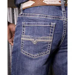 Rock & Roll: High Rise Bravo Regular Tapered Bootcut Two-Tone Jeans