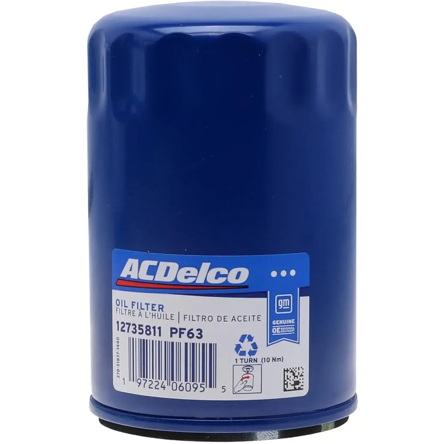 GM Original Equipment PF63 (12735811) Engine Oil Filter