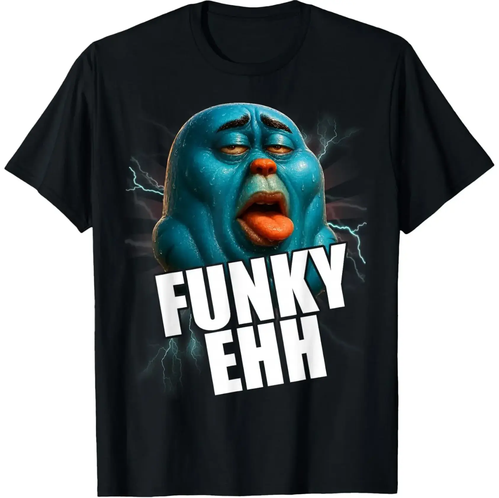 100% Cotton Funky Ehh Funny Brainrot Meme Kids Teens T-Shirt