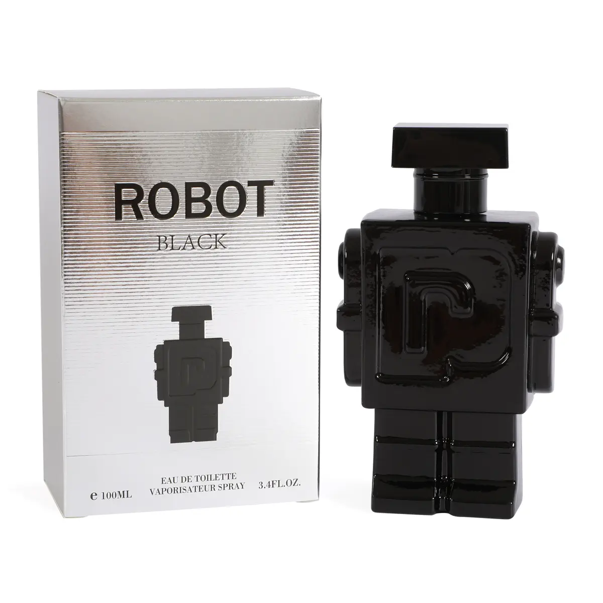 Robot Black Eau de Toilette Spray Cologne for Men – 100ml / 3.4 fl. oz Robot Black Eau de Toilette Spray Cologne for Men – 100ml / 3.4 fl. oz