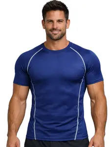 Next Level Active Essentials Men's Quick-Dry Performance Training Shirt Stretch Compression Tee for Running HIIT with Advanced Quick-Dry Tech 4-Way Stretch Fabric Moisture Wicking Tee