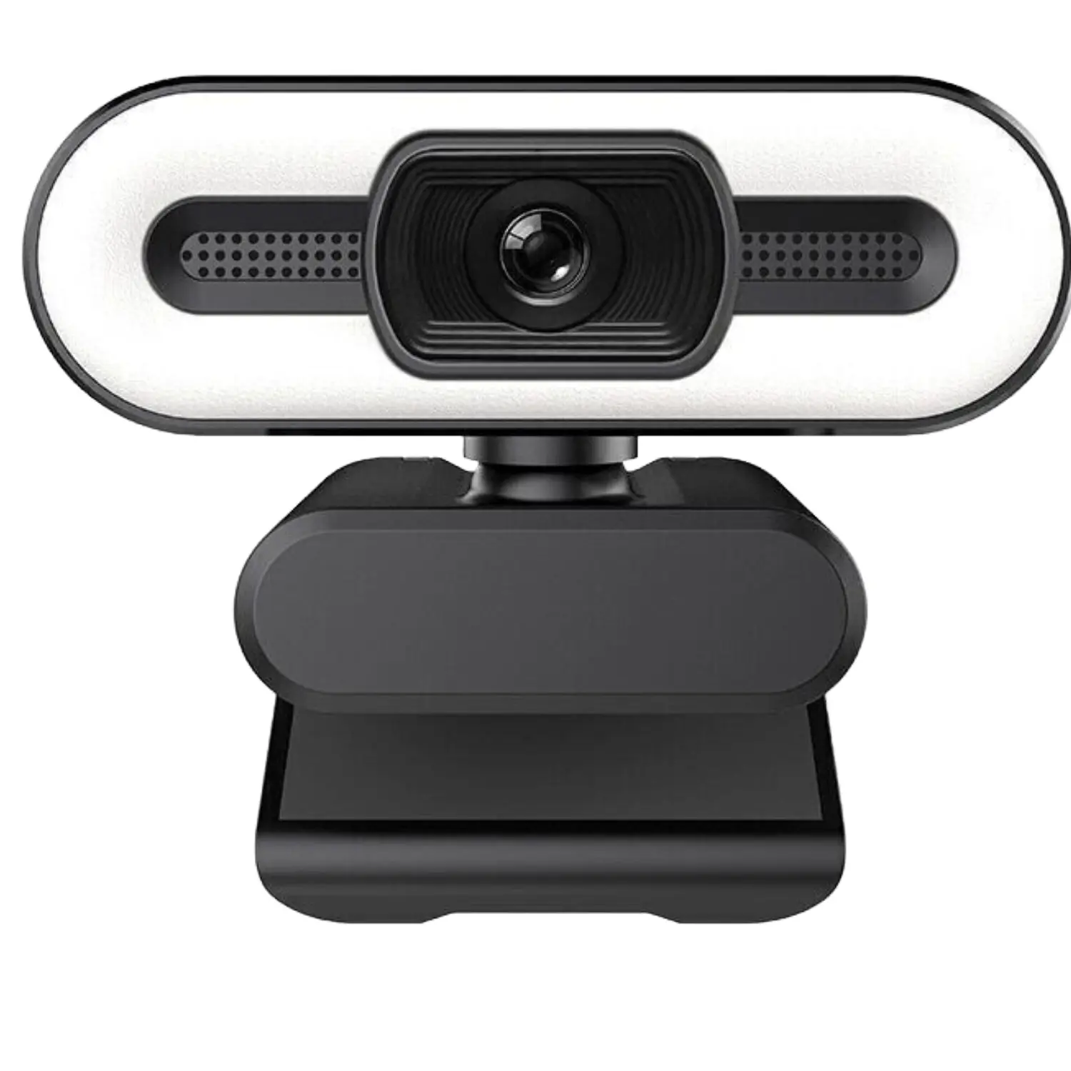 SANOXY 1080P USB 3.0 Webcam with Auto Focus, Ring Light, Noise-Cancelling Mic, Color Control, 105° Wide Angle for PC & Laptop - Full HD 30fps Plug & Play Camera for Zoom, Streaming, Video Calls & Webinars